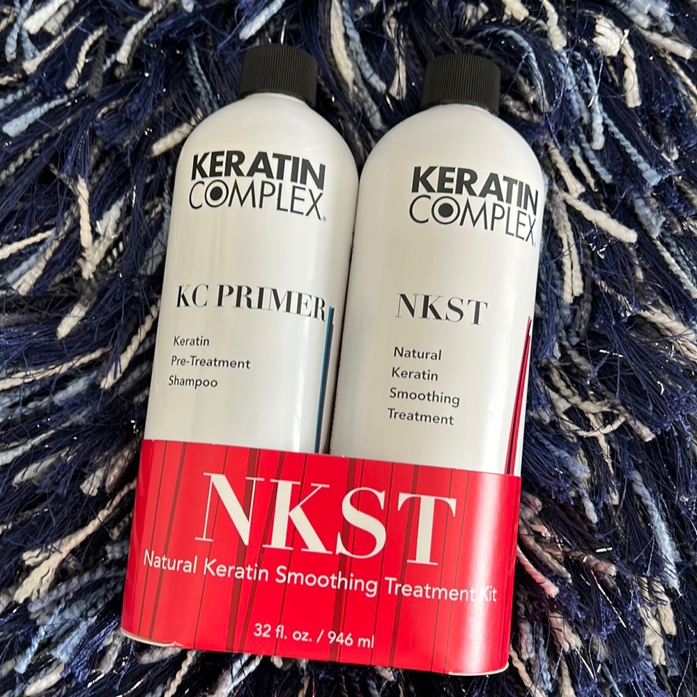 NATURAL KERATIN SMOOTHING TREATMENT KIT. LAST UP TO 5+ months